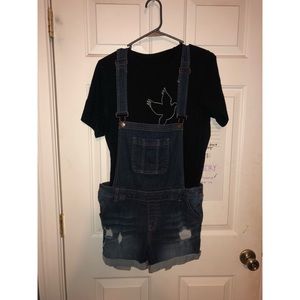 Overall Shorts